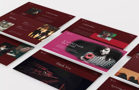 دانلود تم پاورپوینت تئاتر جدید و زیبا Theaters Powerpoint