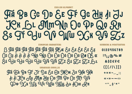 دانلود فونت انگلیسی قدیمی vintage font