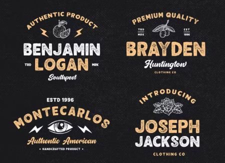 فونت انگلیسی کلاسیک vintage font