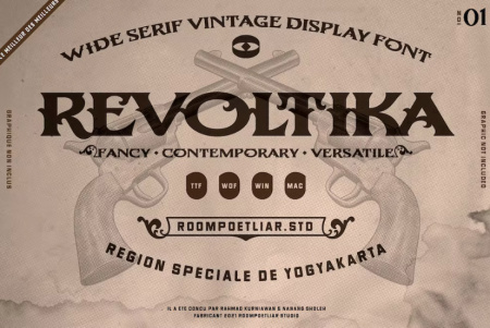 دانلود فونت کلاسیک vintage font