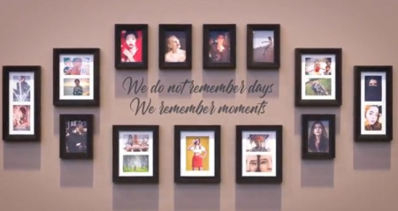 پروژه آماده افتر افکت گالری عکس Wall Photo Gallery جی اف ایکس دانلود