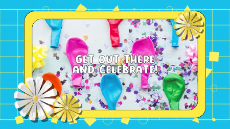 پروژه پریمیر تبریک تولد کارتونی