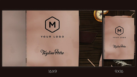 پروژه افتر افکت معرفی با کتاب قدیمی Book Intro