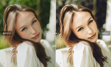 پریست رنگ قهوه ای فتوشاپ