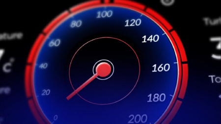 پروژه افتر افکت نمایش لوگو نشانگر سرعت خودرو