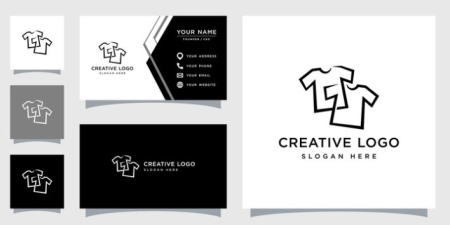 طرح لایه باز کارت ویزیت پوشاک مردانه