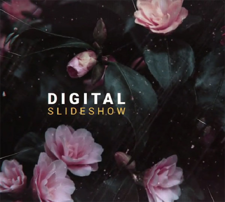 پروژه آماده افتر افکت اسلایدشو دیجیتال Digital Slideshow
