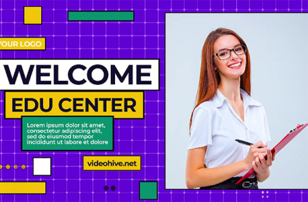 دانلود پروژه افتر افکت معرفی مرکز آموزشی Education Center