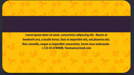 دانلود کارت ویزیت لایه باز بدنسازی