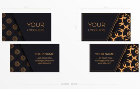 دانلود موکاپ لایه باز کارت ویزیت طلاکوب