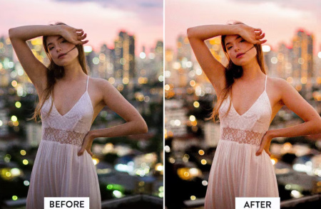 مجموعه پریست طلایی فتوشاپ Golden Presets