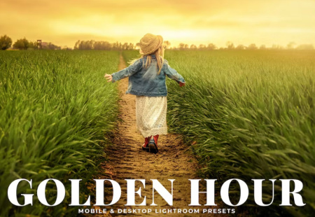 مجموعه پریست رنگ طلایی Golden Presets