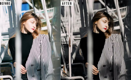 پریست طوسی رنگ فتوشاپ