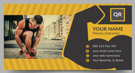 دانلود کارت ویزیت لایه باز باشگاه