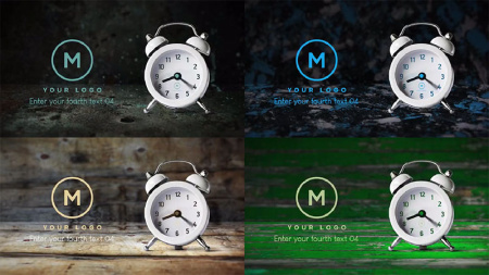 دانلود پروژه افتر افکت لوگو با ساعت زنگ دار Logo Clock