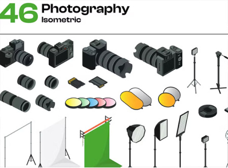 وکتور وسایل عکاسی