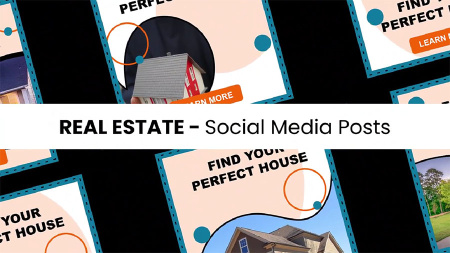 پروژه افتر افکت پست اینستاگرام املاک و مستغلات