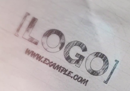 پروژه پریمیر لوگو با طراحی خط خطی Scribble Logo