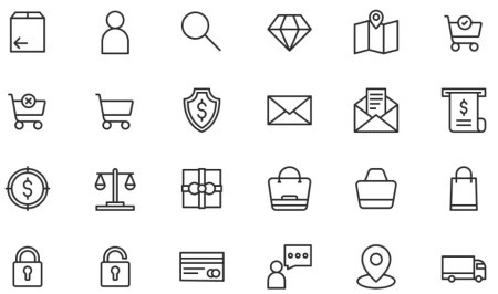 آیکون خرید اینترنتی