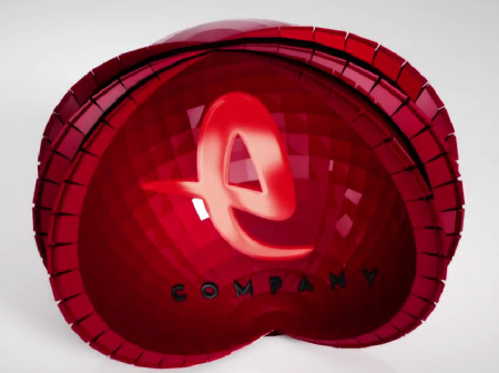 پروژه افتر افکت نمایش لوگو با باز شدن کره انتزاعی