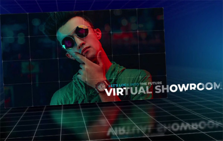 پروژه افتر افکت گالری استودیو مجازی Virtual Showroom