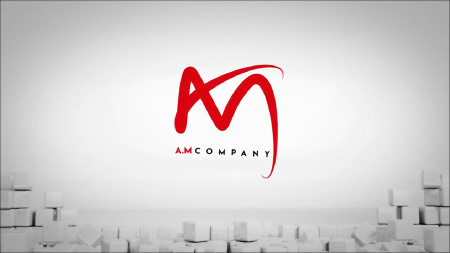 پروژه پریمیر لوگو با دیواری از مکعب ها