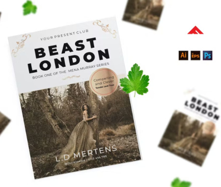 موکاپ آلبوم ژورنال عروسی لایه باز