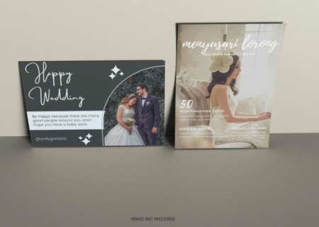 دانلود موکاپ آلبوم عروسی لایه باز