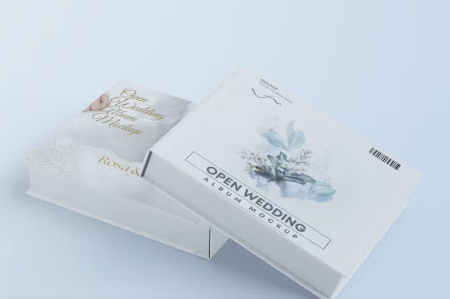 دانلود موکاپ آلبوم عکس عروسی لایه باز