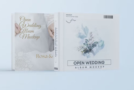 موکاپ آلبوم عروسی لایه باز