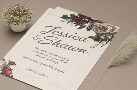 دانلود موکاپ کارت عروسی