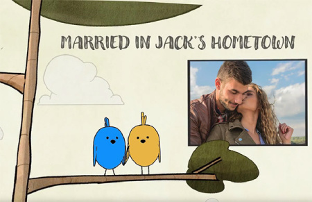 پروژه پریمیر تایم لاین عاشقانه Beloved Timeline