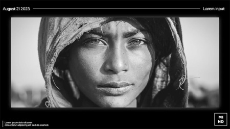 پروژه آماده افتر افکت تایپوگرافی سیاه و سفید Black&White Typography