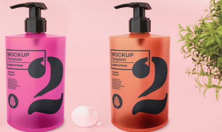 دانلود موکاپ لایه باز شامپو