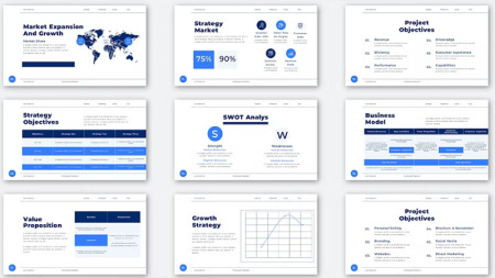قالب پاورپوینت برای پروژه Business Project