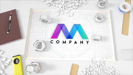 دانلود پروژه افتر افکت نمایش لوگو طرح ساخت و ساز