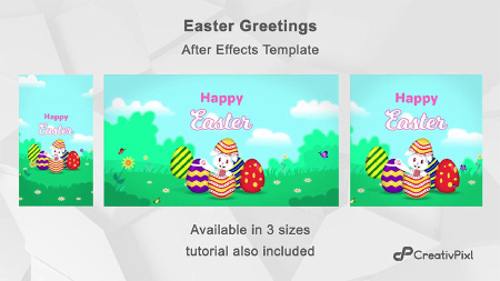 پروژه افتر افکت تبریک عید پاک Easter Greetings