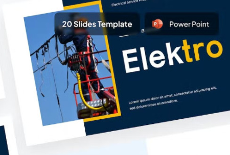 قالب پاورپوینت برای رشته برق
