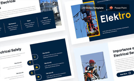 تم پاورپوینت رشته برق