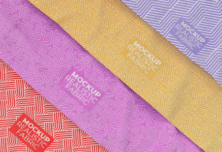 دانلود موکاپ لایه باز پارچه fabric mockup