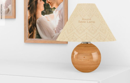 موکاپ آباژور Tripod floor lamp