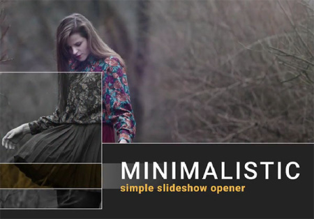 دانلود پروژه افتر افکت اسلایدشو مینیمال مدرن Minimal Slideshow
