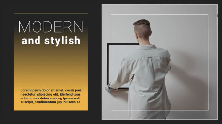 پروژه اسلایدشو افتر افکت مینیمال مدرن