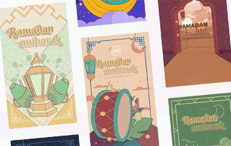 پروژه افتر افکت اینستاگرام مخصوص ماه رمضان