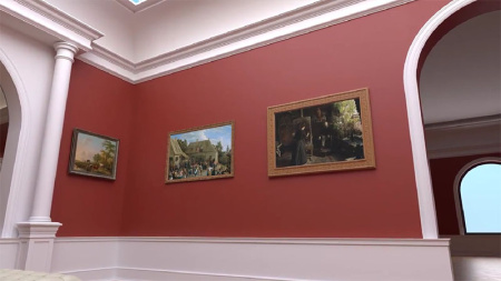 پروژه افتر افکت گالری عکس در موزه Museum Art Gallery