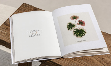 موکاپ صفحات داخل کتاب book pages