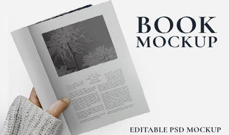 موکاپ صفحات کتاب book pages