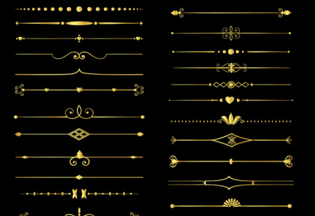دانلود وکتور جداکننده Page dividers