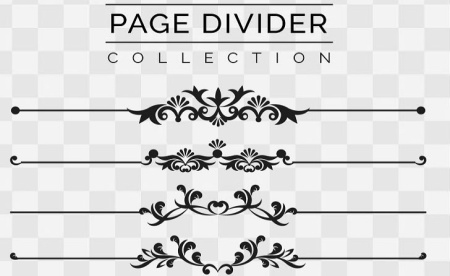 دانلود وکتور جداکننده صفحه Page dividers