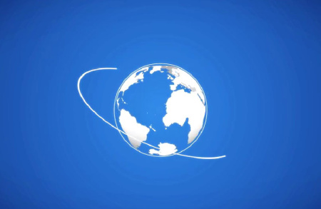 پروژه پریمیر نمایش لوگو کره زمین Planet Earth Logo